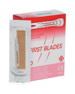 First Blades eeltguts/ holle beitel mesjes nr. 5 50st