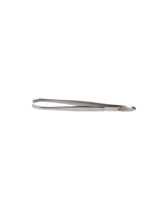 Cobra Epileerpincet inox recht  9cm / 3mm