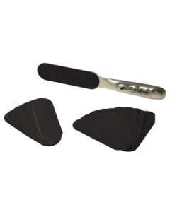 Cobra Hygipro Inox voetvijl met Slijpfolie G80 & G150