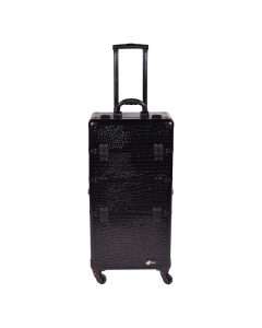 Cobra 2-in-1-Trolley Croco black