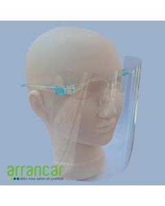 Face shield bril met montuur
