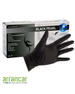 Unigloves handschoenen black pearl nitril S 100st