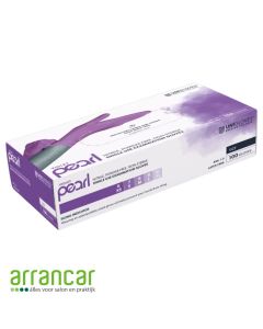 Unigloves handschoenen Violet pearl nitril XS 100st