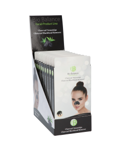 Bio Balance Charcoal neusstrips display 10x5 strips