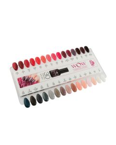 LCN "WOW Hybrid Gel Polish" true colour chart