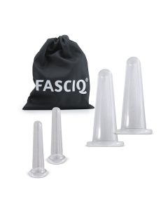 Siliconen Facial Cuppingset 2x mini 2x medium