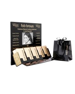 Fab Brows compleet display + tester + 20 voorraad