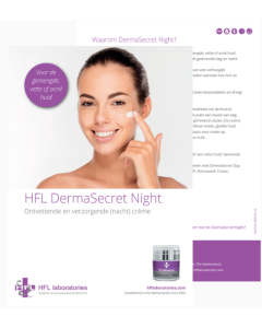 HFL flyer DermaSecret night bundel, 50st