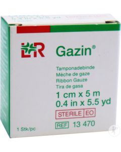 Gazin tamponadeverband 1cm x 5mtr