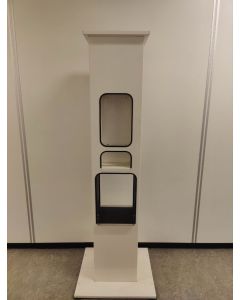 Multi purpose hygiëne station 140x25x23 wit OUTLET