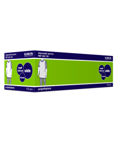 Klinion wegwerp Protection schort 100st wit 125x80cm 0.018mm