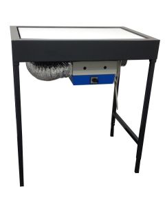 Lijmtafel met afzuiging, 90x60cm