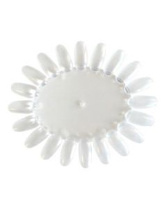 Nagellakkaart rond / Margriet oval helder