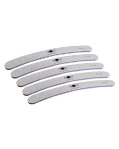 NCM boomerang vijl 100/180 Grijs/Roze, set 5 stuks