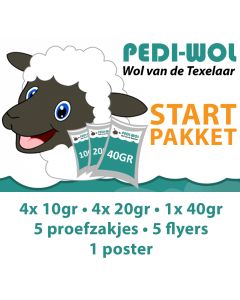 Pedi-wol Startpakket