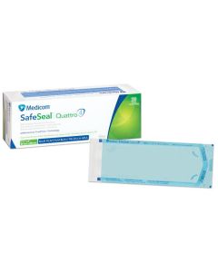 Medicom Safe seal quattro Sealbag 133mm x 254mm 200 stuks