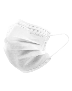 Unigloves Mondmasker IIR 3 laags wit 50st