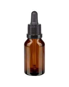 Sample flesjes amber met pipet 3ml, 10st
