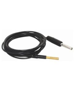 Sterex kabel voor naaldhouder zwart (Banana connector)