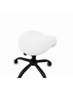 Badstofhoes tabouret maxi in wit