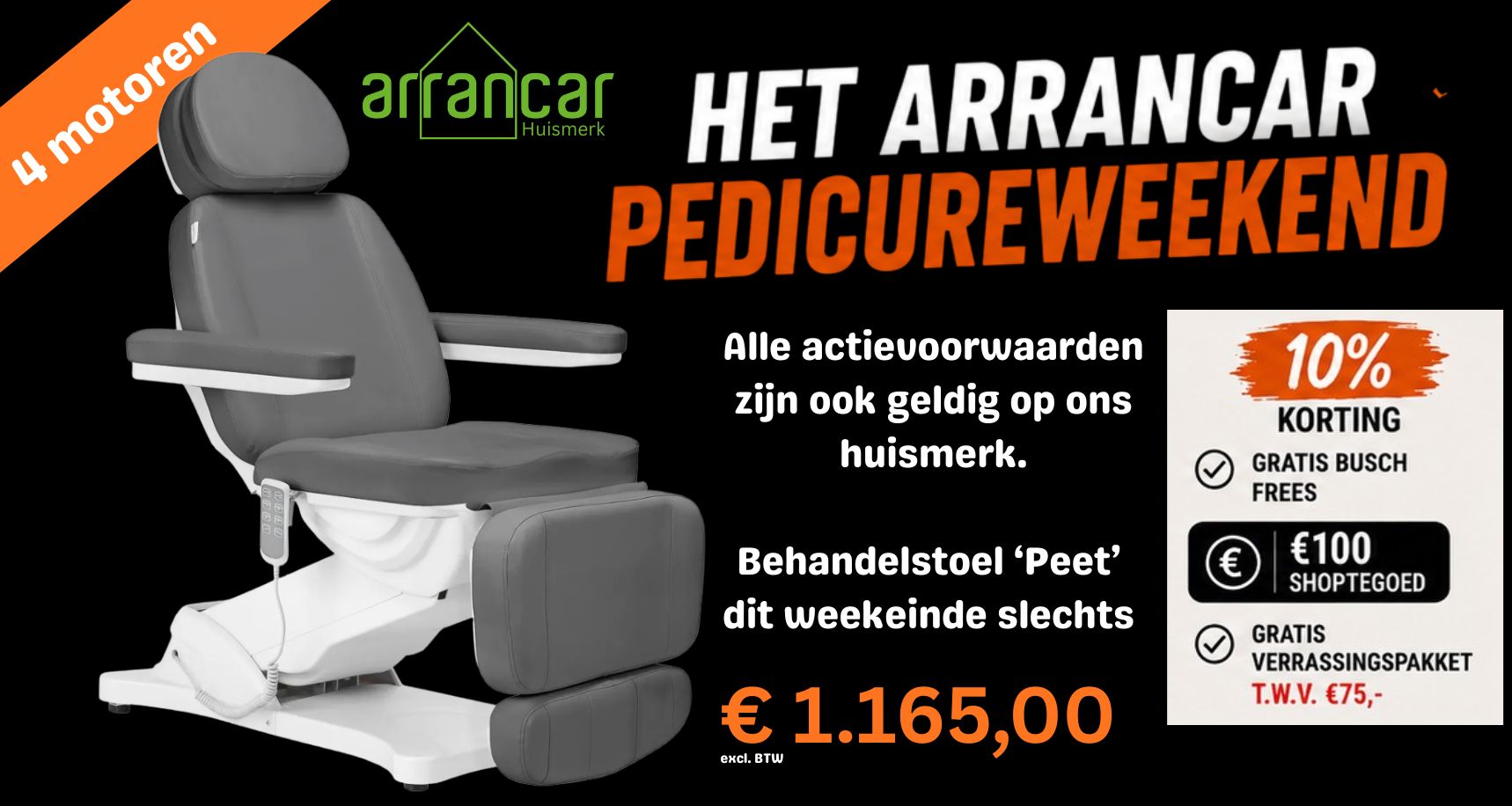 Pedicure weekend aanbieding Peet