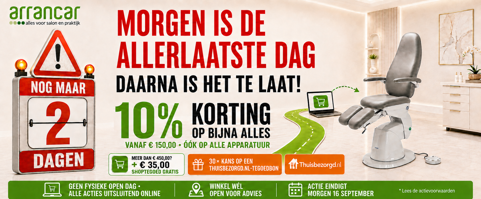 Nog maar 2 dagen